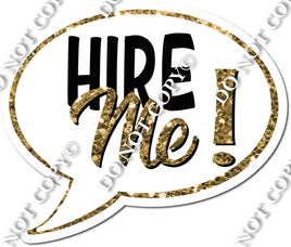 Hire Me - Gold Yard Cards