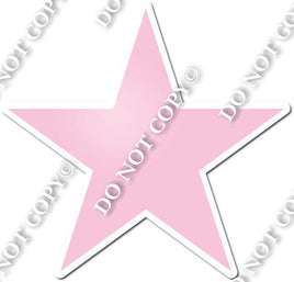 Flat - Baby Pink Star - Style 2