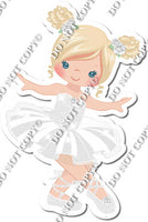 Ballerina - Blonde Hair - White Dress w/ Variants