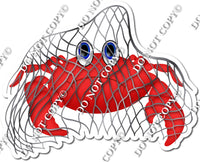 Frowning Crab in Throw Net w/ Variant