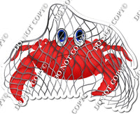 Frowning Crab in Throw Net w/ Variant