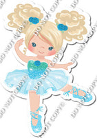 Ballerina - Blonde Hair - Mint / Baby Blue Dress w/ Variants
