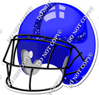 Football Helmet - Blue / Blue w/ Variants