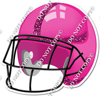 Football Helmet - Hot Pink / Hot Pink w/ Variants