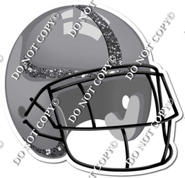 Football Helmet - Silver / Silver w/ Variants