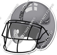 Football Helmet - Silver / Silver w/ Variants