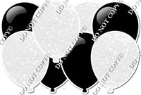 Black & White - Horizontal Balloon Panel
