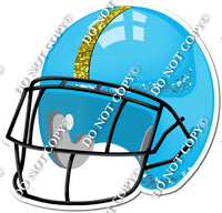 Football Helmet - Caribbean / Yellow w/ Variants