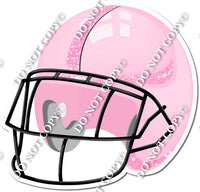 Football Helmet - Baby Pink / Baby Pink w/ Variants