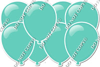 Flat Mint - Horizontal Balloon Panels