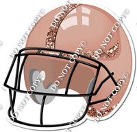 Football Helmet - Rose Gold / Rose Gold w/ Variants