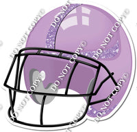 Football Helmet - Lavender / Lavender w/ Variants