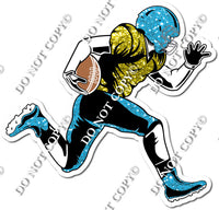 Football - Running Back - Caribbean / Yellow w/ Variants