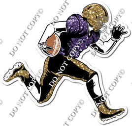 Football - Running Back - Gold / Purple w/ Variants