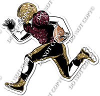 Football - Running Back - Gold / Burgundy w/ Variants