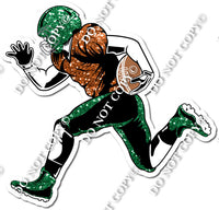 Football - Running Back - Green / Orange w/ Variants