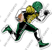 Football - Running Back - Green / Yellow w/ Variants