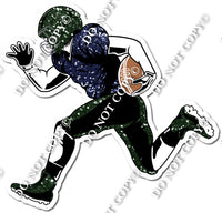 Football - Running Back - Hunter Green / Navy Blue w/ Variants