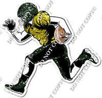 Football - Running Back - Hunter Green / Yellow w/ Variants