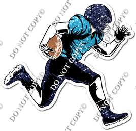 Football - Running Back - Navy Blue / Caribbean w/ Variants