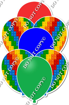 Building Block Balloon Bundle