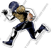 Football - Running Back - Navy Blue / Gold w/ Variants