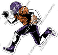 Football - Running Back - Purple / Orange w/ Variants