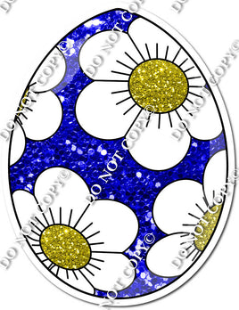 Daisey Flower - Blue Sparkle Easter Egg w/ Variants