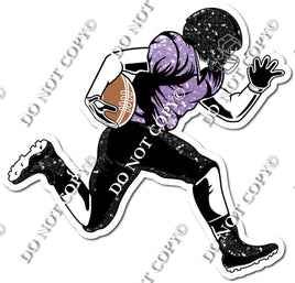 Football - Running Back - Black / Lavender w/ Variants
