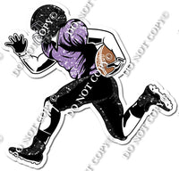 Football - Running Back - Black / Lavender w/ Variants