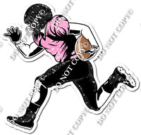 Football - Running Back - Black / Baby Pink w/ Variants