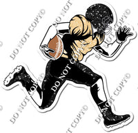 Football - Running Back - Black / Champagne w/ Variants