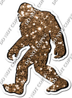 Chocolate Sparkle Bigfoot Silhouette w/ Variants