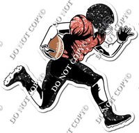 Football - Running Back - Black / Coral w/ Variants