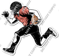 Football - Running Back - Black / Coral w/ Variants