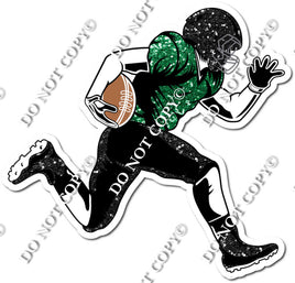 Football - Running Back - Black / Green w/ Variants