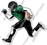 Football - Running Back - Black / Green w/ Variants