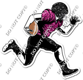 Football - Running Back - Black / Hot Pink w/ Variants