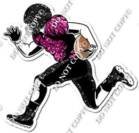 Football - Running Back - Black / Hot Pink w/ Variants