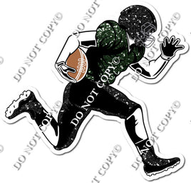 Football - Running Back - Black / Hunter Green w/ Variants