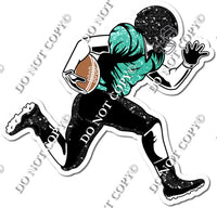 Football - Running Back - Black / Mint w/ Variants