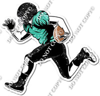 Football - Running Back - Black / Mint w/ Variants