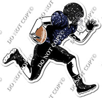 Football - Running Back - Black / Navy Blue w/ Variants