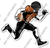 Football - Running Back - Black / Orange w/ Variants