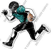 Football - Running Back - Black / Teal w/ Variants