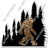 Chocolate Sparkle Bigfoot & Silhouette Trees w/ Variants