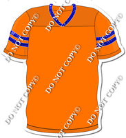 Football Jersey - Orange w/ Variants