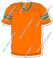 Football Jersey - Orange w/ Variants