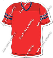 Football Jersey - Red w/ Variants