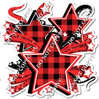 Red Plaid Star Bundle